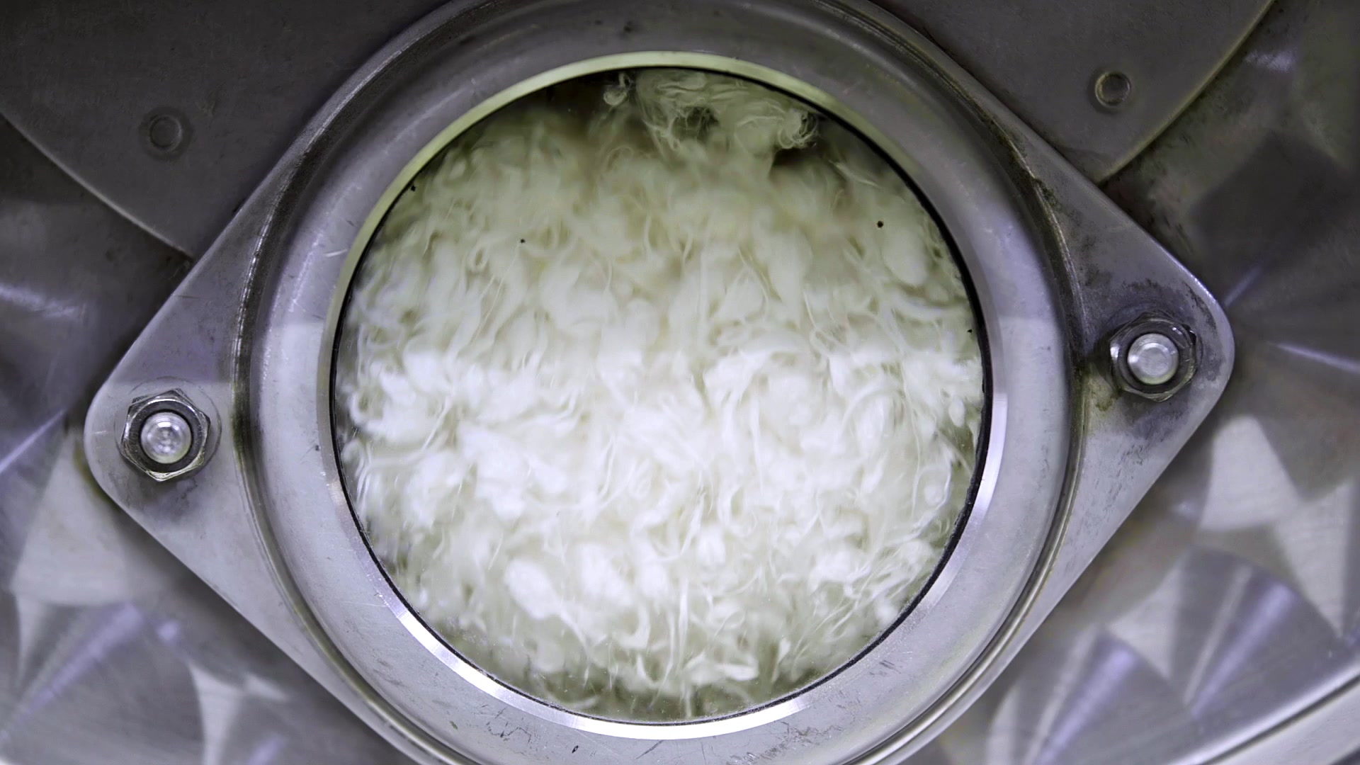 洗浄中のダウン